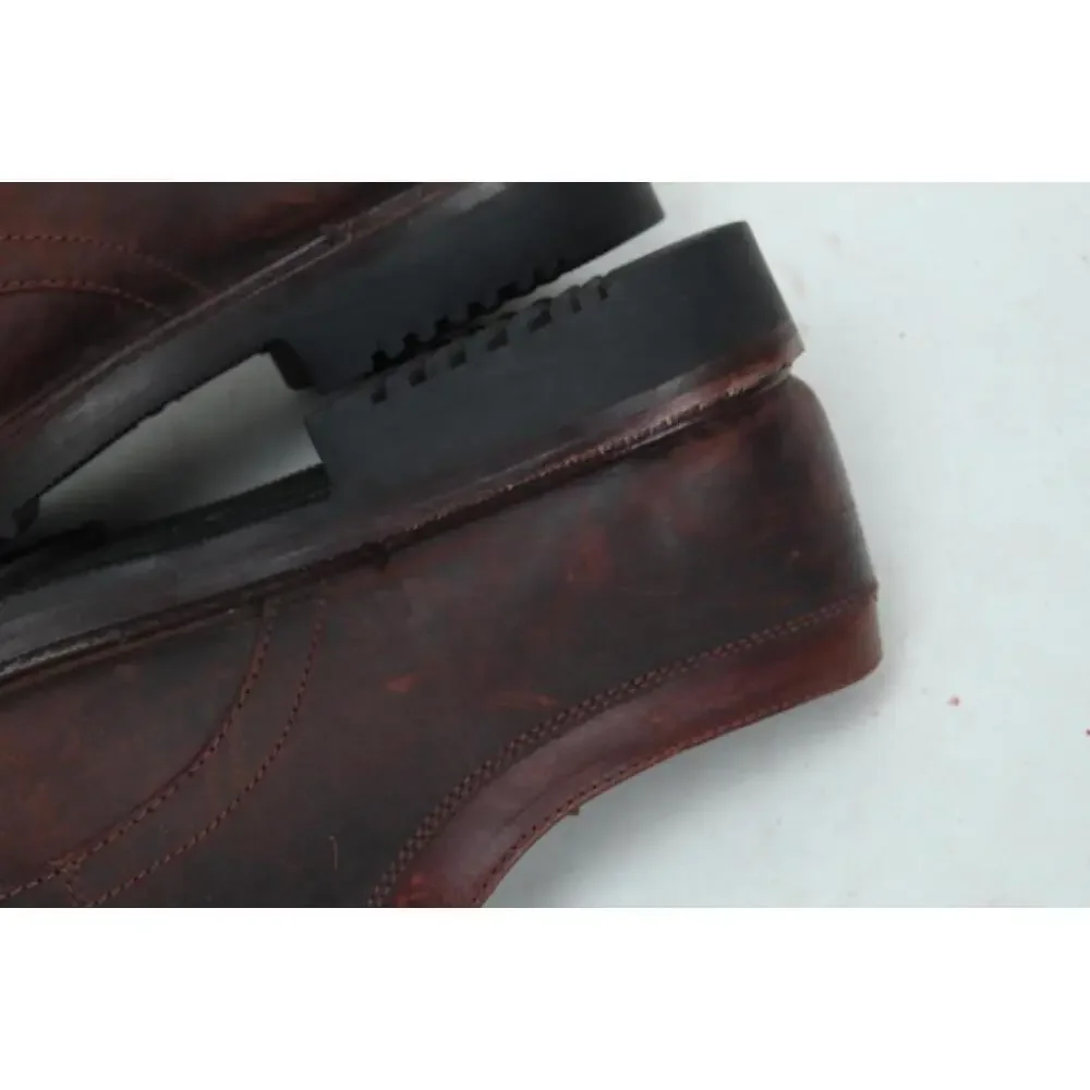 Cole Haan Country Oxfords Shoes OILED LEATHER Distressed Mens Lace Up Sz 10 M